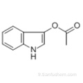 1H-Indol-3-ol, 3-acétate CAS 608-08-2